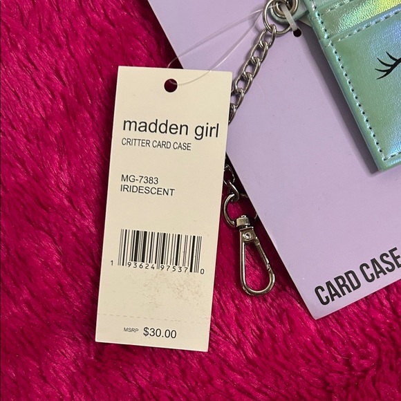 Madden Girl Mint Unicorn Card Holder - Picture 3 of 3
